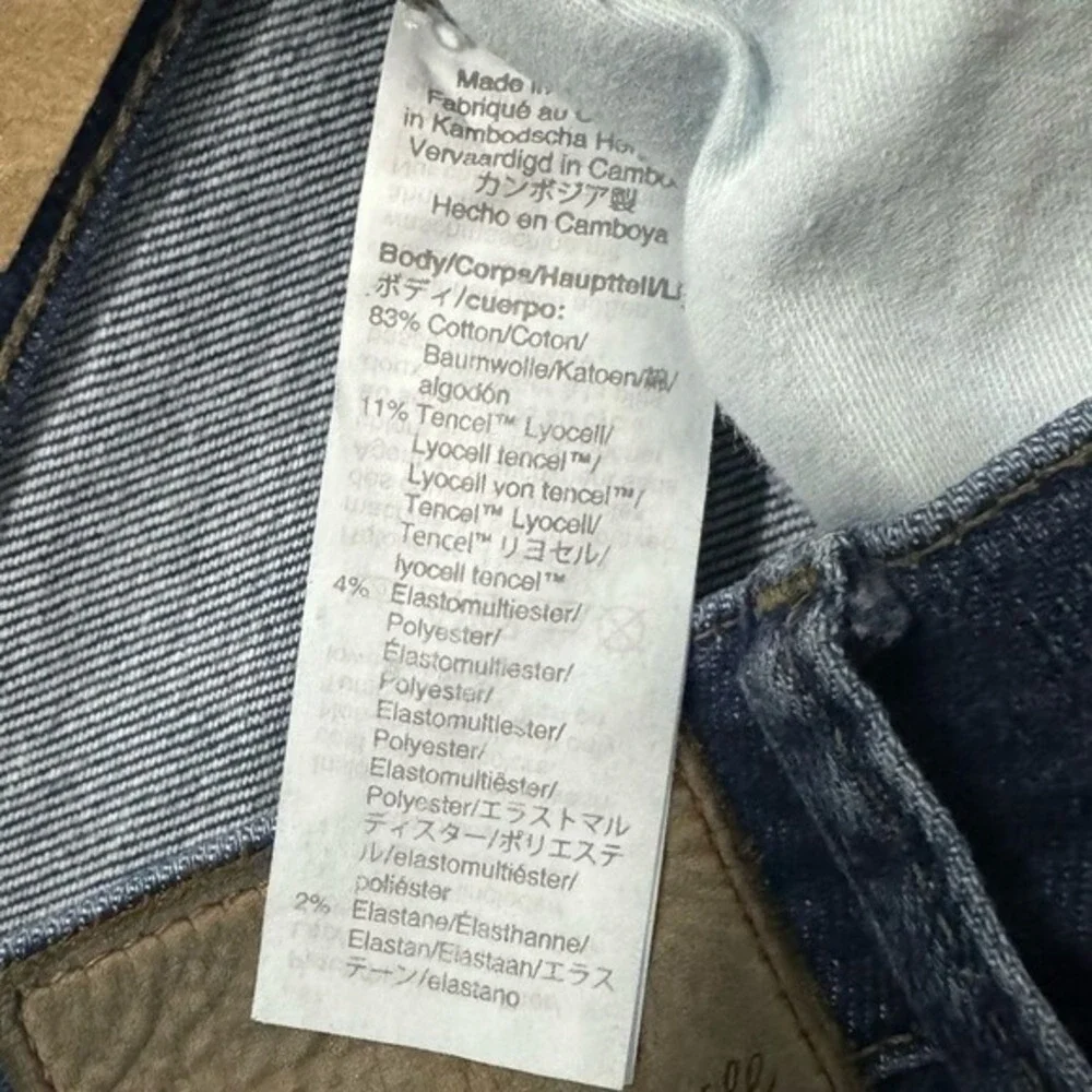Madewell‎ 9" Mid-Rise Skinny Blue Jeans Dark Wash Ankle Women's 26 - Picture 4 of 7